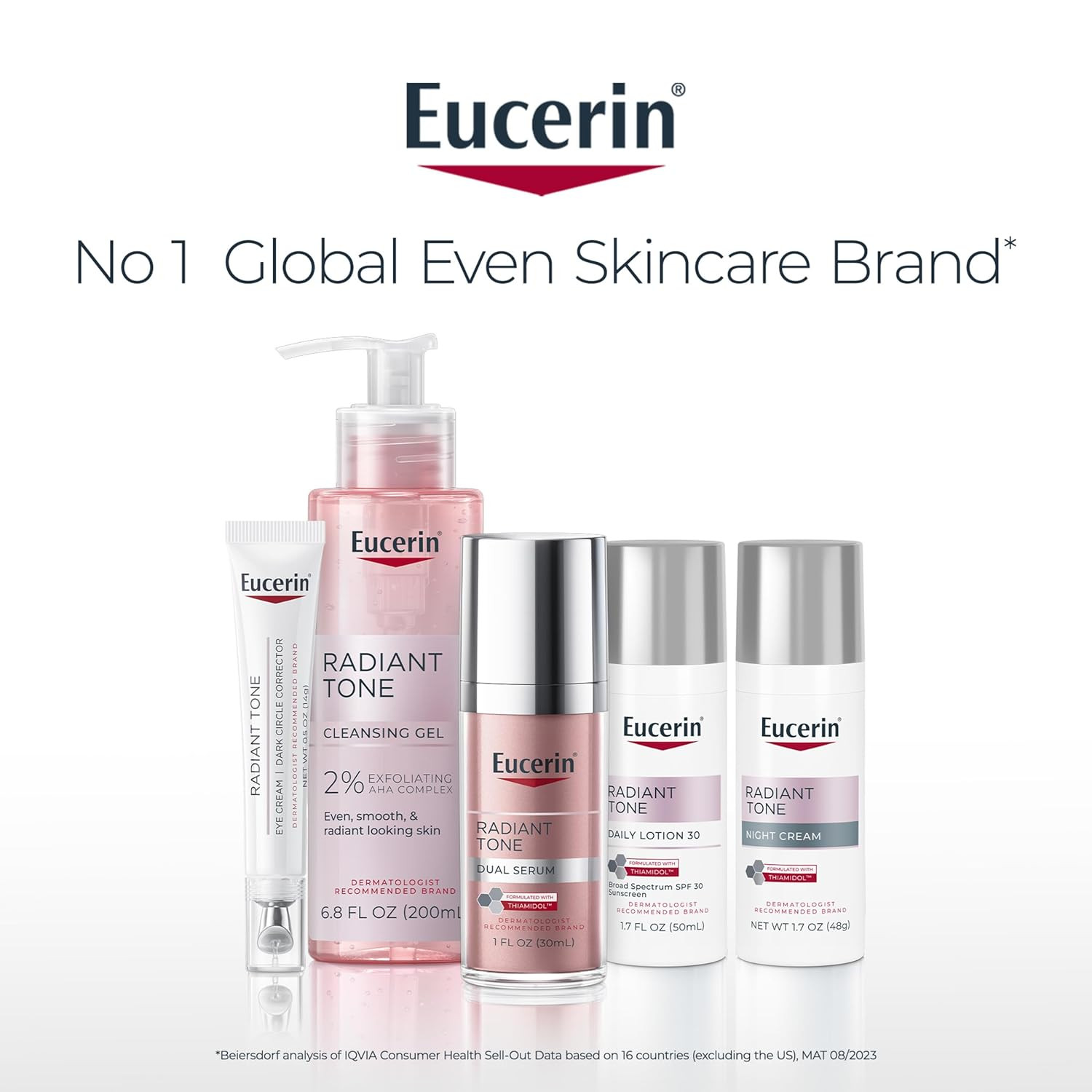 Eucerin Radiant Tone Daily Face Lotion with SPF 30, Dark Spot Corrector with Thiamidol, Face Moisturizer, All Skin Types
