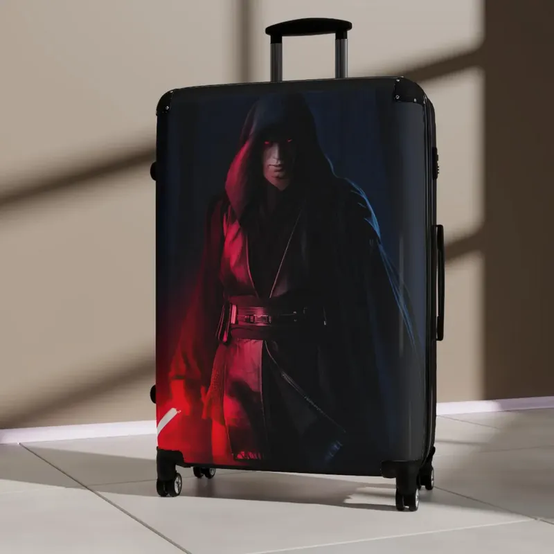 Star Wars Inspired Suitcase - Travel Gear, Luggage for Fans, Cosplay Essentials, Anakin Skywalker, Darth Vader