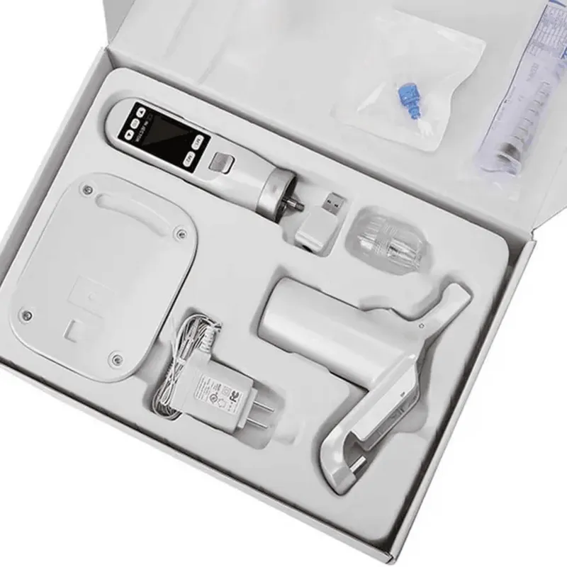 EZ Electric Facial Beauty Device, Rechargeable Skin Machine with LCD Display for Salon & Home Use