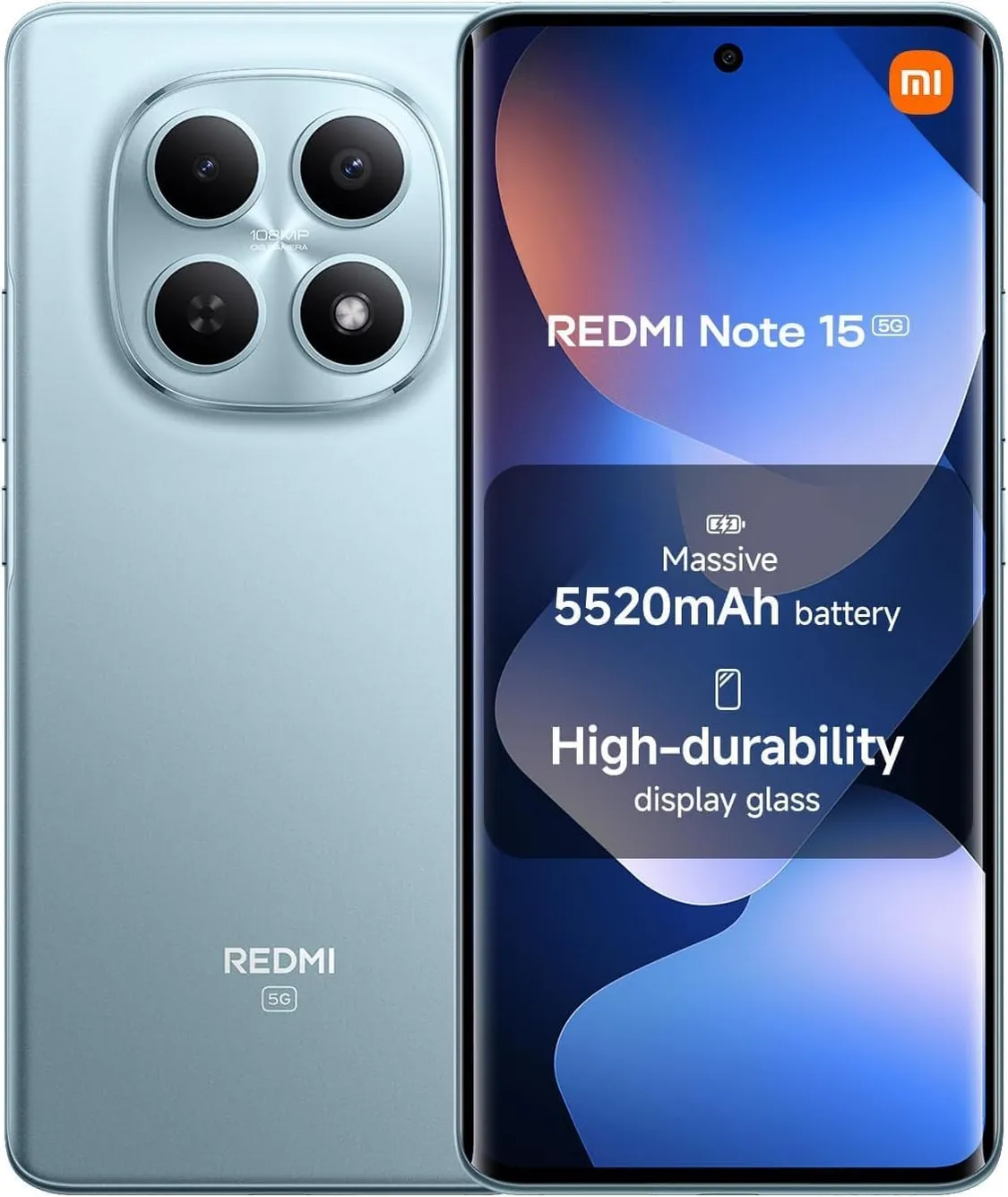 XIAOMI Redmi Note 15 Pro 5G Ai (Compatible with Tmobile Mint Tello & Global) (256GB + 8GB) NFC 6.83" 120Hz 200MP Pro AI Camera